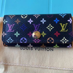 Louis Vuitton Multicolor Monogram 4 Keyholder - Black